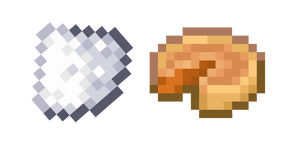 Minecraft Sugar and Pumpkin Pie Cursor