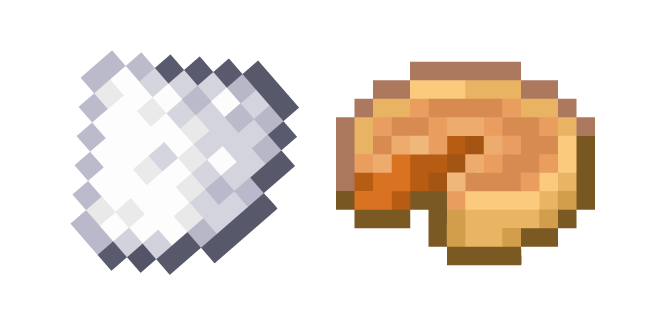 Minecraft Sugar and Pumpkin Pie Cursor
