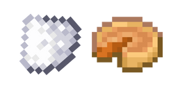 Minecraft Sugar and Pumpkin Pie Cursor