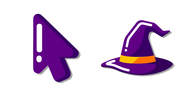 Minimal Purple Witch Hat курсор