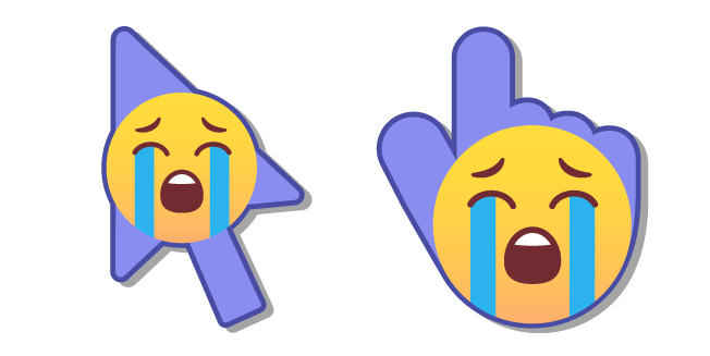 Smiley Pleurant Bruyamment Cursor