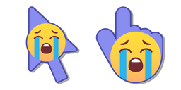 Smiley Llorando a Gritos Cursor