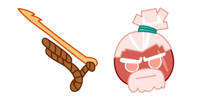 Cookie Run Salt Cookie et un Harpon Curseur
