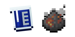 Minecraft Blue Beaker and Garbage Compounds Cursor