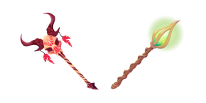 Magical Wizard Staffs Cursor
