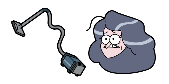 Gravity Falls Mrs. Gleeful and a Vacuum Cleaner Cursor