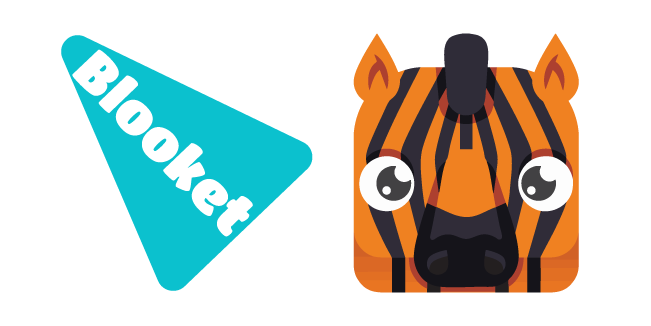 Blooket Tiger Zebra курсор