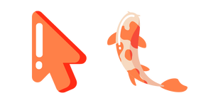 Minimal Carpe Koi Curseur