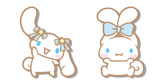 Sanrio Cinnamoroll with Blue Ribbons Cursor