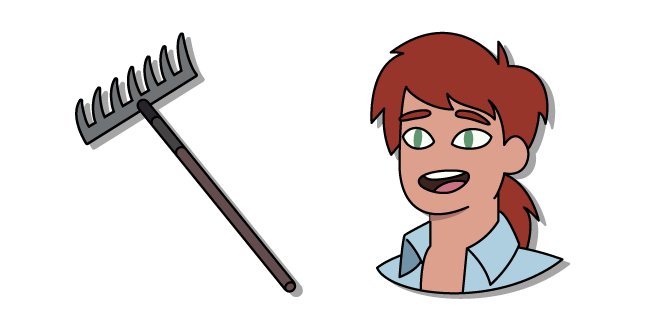 Adventure Time: Fionna and Cake Hunter and a Rake Cursor