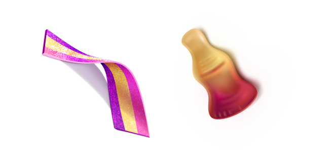 Sour Belt Candy and Coca-Cola Gummy Cursor