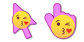 Курсор Blowing a Kiss Smiley