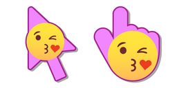 Smiley Lançant un Baiser Curseur