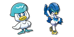 Pokemon Quaxly et Quaxwell Curseur