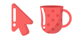 Курсор Minimal Red Dotted Mug