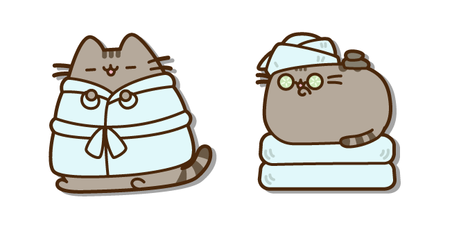 Pusheen and her Spa Treatments курсор