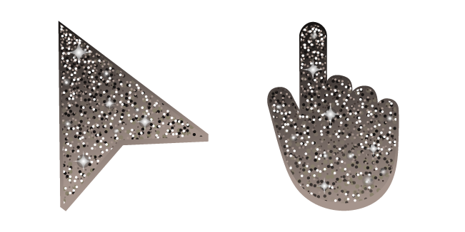 Van Dyke Brun Glitter Cursor