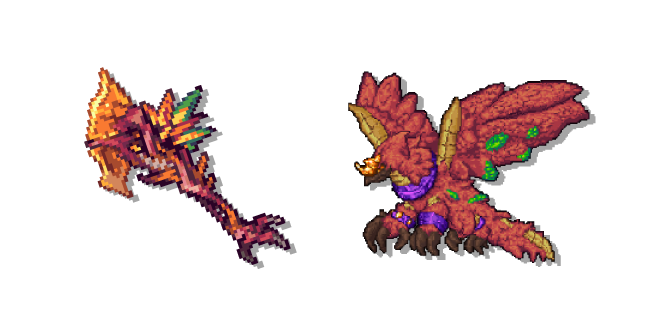 Terraria Yharon y Cielo Ardiente Cursor