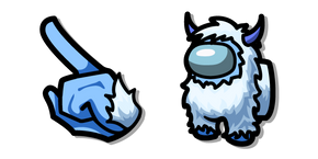 Among Us Blue Yeti Character Cursor