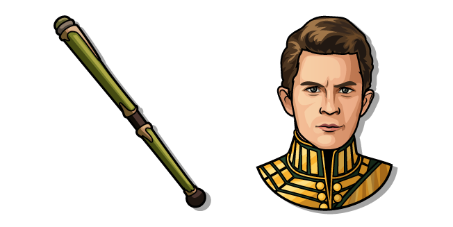 Wicked Prince Fiyero and a Staff курсор