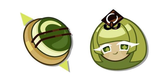 Cookie Run Green Tea Mousse Cookie and Mousse Shield курсор