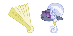 My Little Pony Hoity Toity y un Abanico de Mano cursor