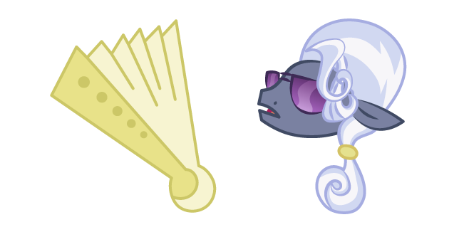 My Little Pony Hoity Toity y un Abanico de Mano Cursor