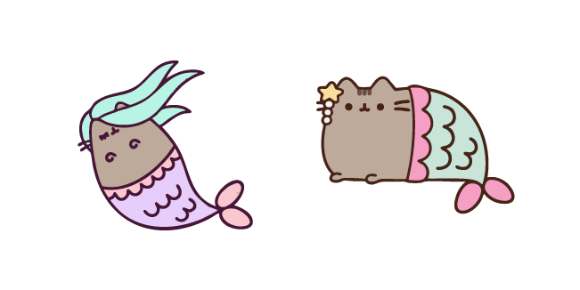 Pusheen Sirena Bonita Cursor