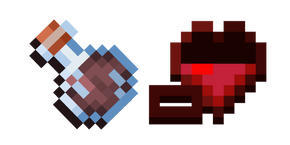 Minecraft Instant Damage Effect and Potion of Harming Cursor