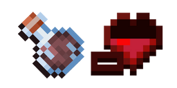 Minecraft Effet de Dégâts Instantanés et Potion de Dégâts Curseur