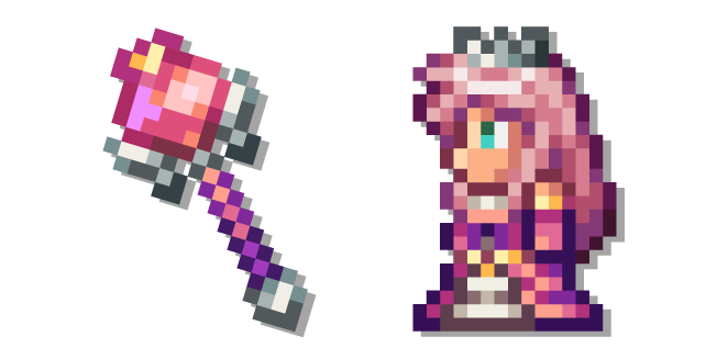 Terraria Princess and Resonance Scepter Cursor