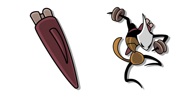 Hollow Knight: Silksong Shakra y su Bolsa de Mapas Cursor