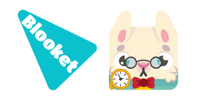 Blooket White Rabbit Cursor