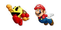 Action de Grâce Ballons Pac-Man et Mario Curseur