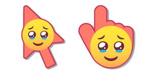 Holding Back Tears Smiley Cursor