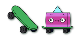 Unikitty! Kickflip et son Skateboard Curseur