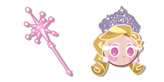 Cookie Run Glinda Cookie and a Staff курсор