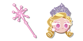 Курсор Cookie Run Glinda Cookie and a Staff