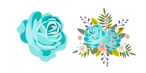 Курсор Turquoise Roses