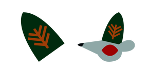 Night in the Woods Father Patience and a Pope Hat Cursor