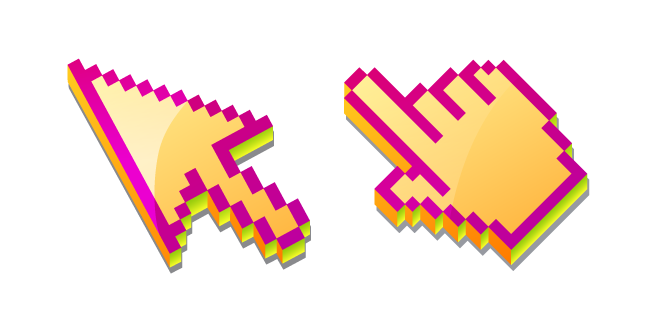 3D Berry Pie Pixel Cursor
