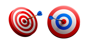 Dianas y Dardos Azules cursor