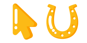 Minimal Fer à Cheval Doré Curseur