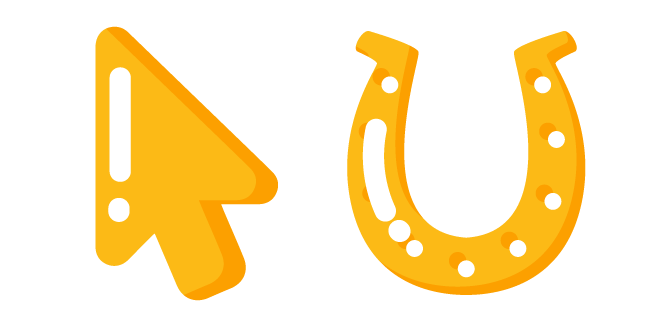 Minimal Fer à Cheval Doré Cursor