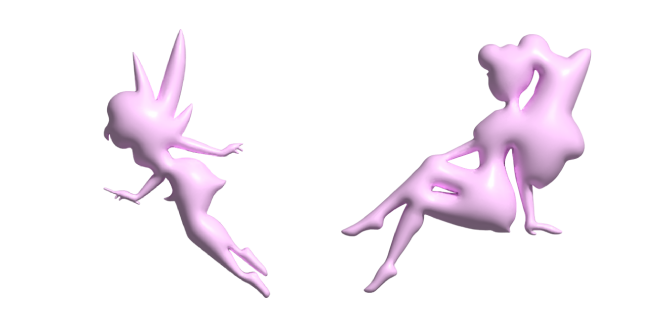 Simple 3D Light Pink Fairy курсор