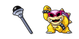 Super Mario Roy Koopa et une Baguette Curseur