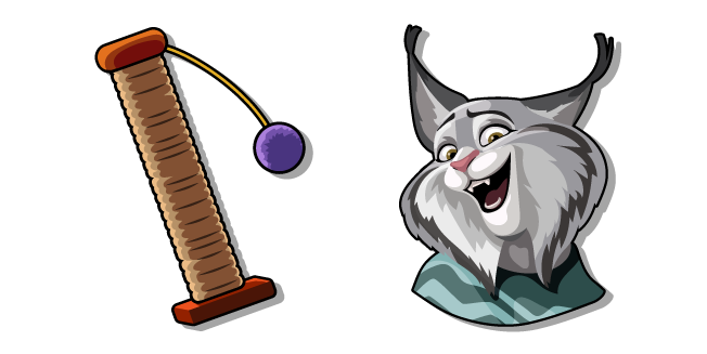 Zootopia 2 Pawbert Lynxley and a Scratching Post курсор