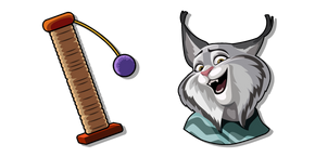 Курсор Zootopia 2 Pawbert Lynxley and a Scratching Post