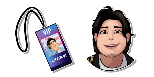 KPop Demon Hunters Bobby and a Badge курсор