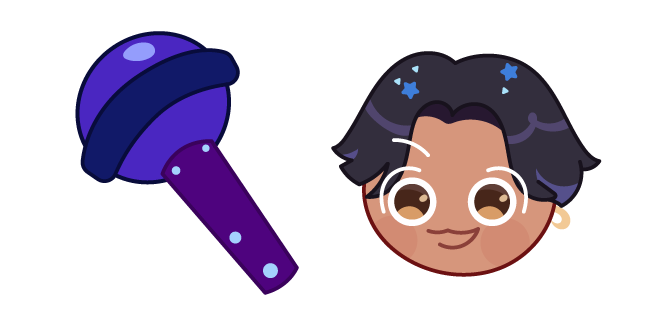 Cookie Run Jung Kook Cookie et un Micro Cursor